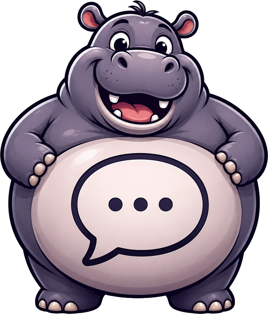 Hugo, the Curio hippo
